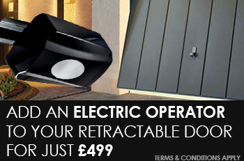 Add electric operator to your existing retractable door